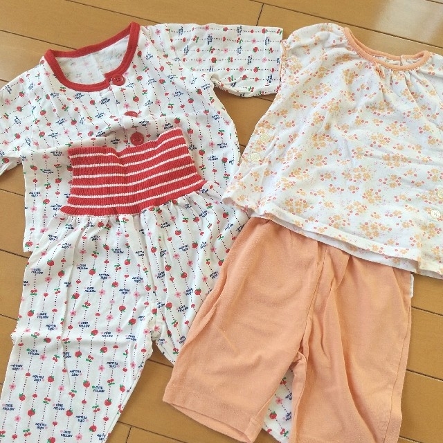 UNIQLO(ユニクロ)の80cm　夏　セット売り　保育園　子供服 キッズ/ベビー/マタニティのベビー服(~85cm)(パジャマ)の商品写真