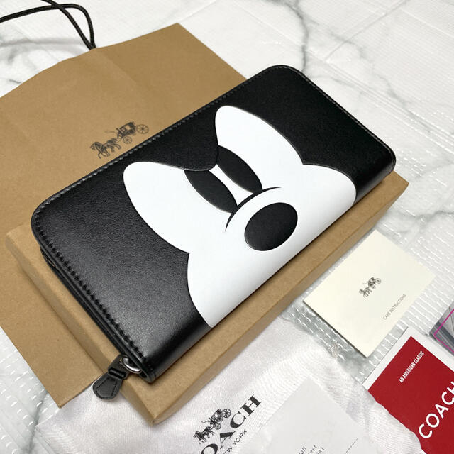 【新品未使用】COACH コーチ　ディズニーコラボ　ミッキー　長財布　レディース