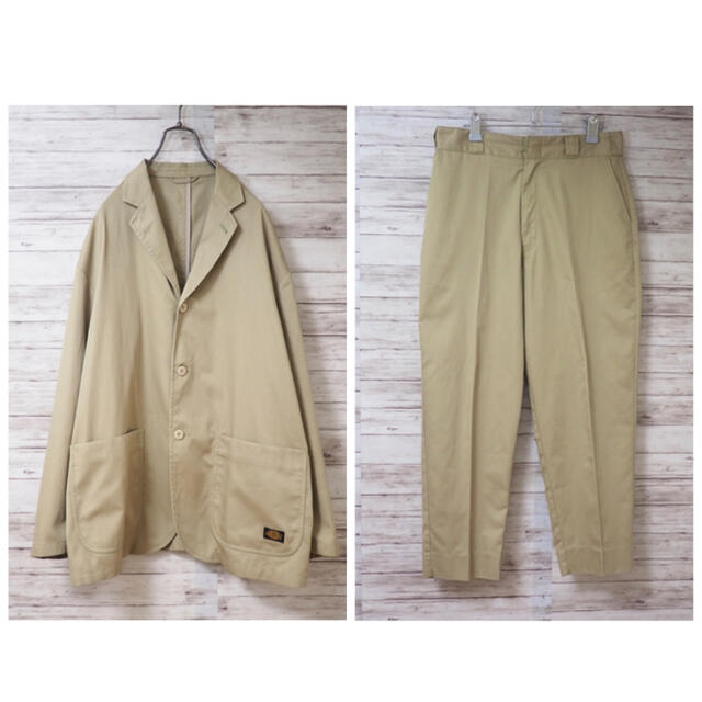 20SS DICKIES×BEAMS×TRIPSTER BEIGE SUITS