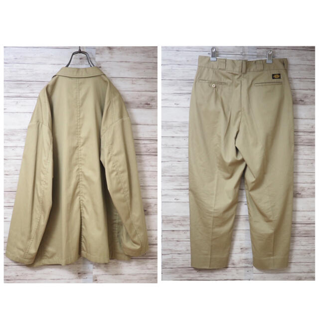 Dickies(ディッキーズ)の20SS DICKIES×BEAMS×TRIPSTER BEIGE SUITS メンズのスーツ(セットアップ)の商品写真