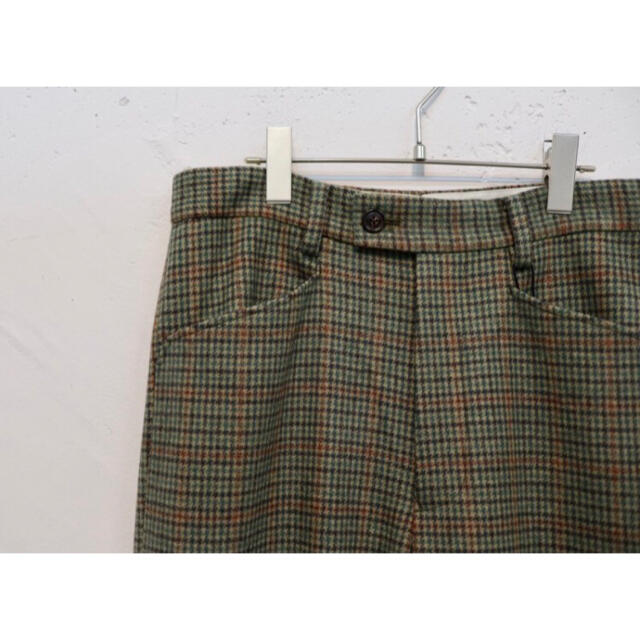 SUNSEA(サンシー)のURU 19aw WOOL CHECK WIDE PANTS  メンズのパンツ(スラックス)の商品写真