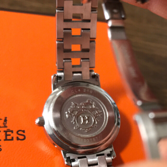 Hermes(エルメス)のエルメス　HERMES 腕時計　クリッパー　箱付き レディースのファッション小物(腕時計)の商品写真