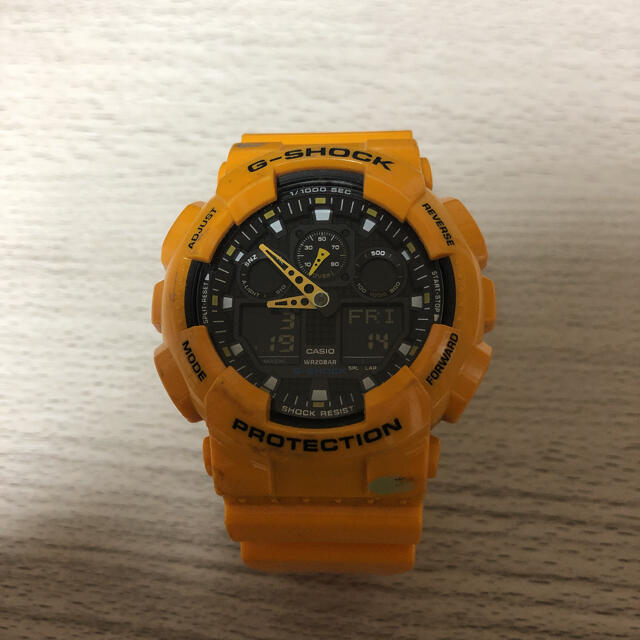 CASIO G-SHOCK 腕時計　レア　イエロー