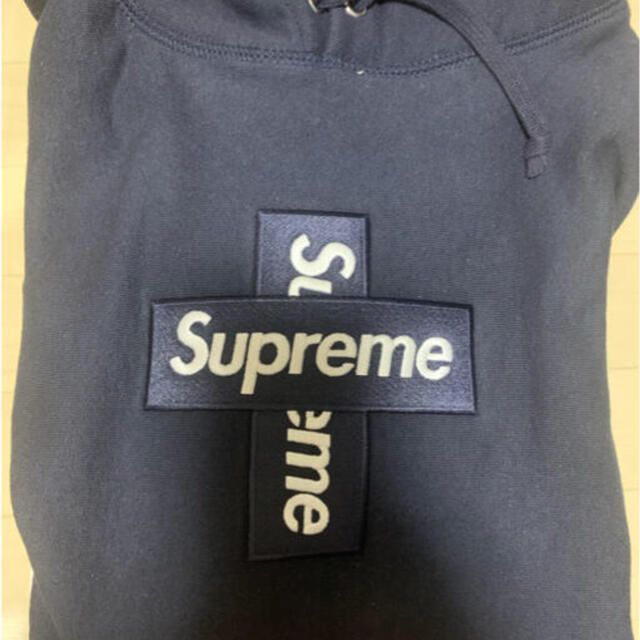 Supreme Cross Box Logo Hooded Sweatshirt