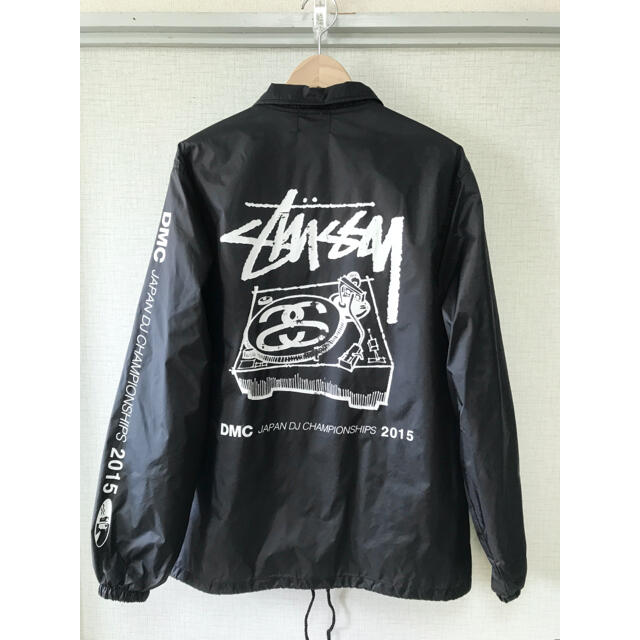 ブラックサイズレア 限定 Stussy コーチ ジャケット DMC JAPAN DJ 2015