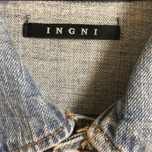 INGNI(イング)のイング　デニムジャケット レディースのジャケット/アウター(Gジャン/デニムジャケット)の商品写真