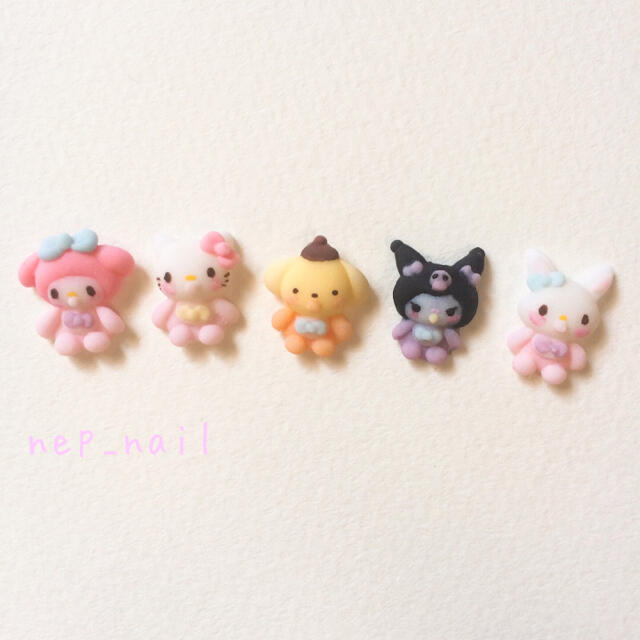 数量限定】 ネイルパーツ デコパーツ マイメロディ クロミ 3d ...