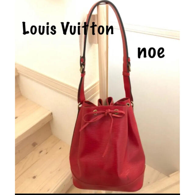 ブランド雑貨総合 セール ルイヴィトン LOUIS VUITTON エピ ノエ 赤