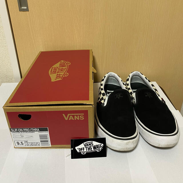 VANS(ヴァンズ)のvans thrasher スラッシャー スリッポンプロ 27.5 US9.5 メンズの靴/シューズ(スニーカー)の商品写真