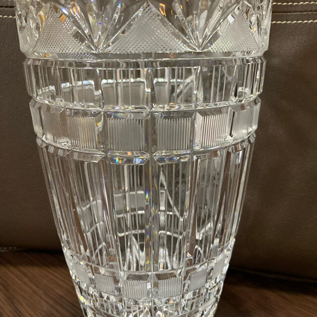 BOHEMIA Cristal(ボヘミア クリスタル)のyukibaba様専用　ボヘミアガラスの花瓶 インテリア/住まい/日用品のインテリア小物(花瓶)の商品写真