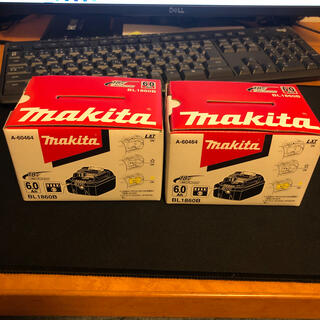 マキタ(Makita)のマキタ  バッテリー【BL1860B】6.0Ah 18v 新品未使用(バッテリー/充電器)