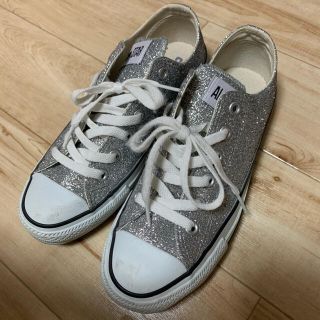 コンバース(CONVERSE)のCONVERSE オールスター シルバーラメ グリッター(スニーカー)