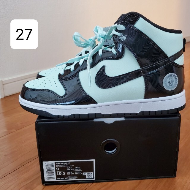 27 nike dunk high all star barely green