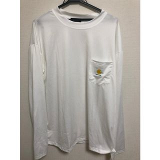 カーハート(carhartt)のロンT ホワイト(Tシャツ(長袖/七分))