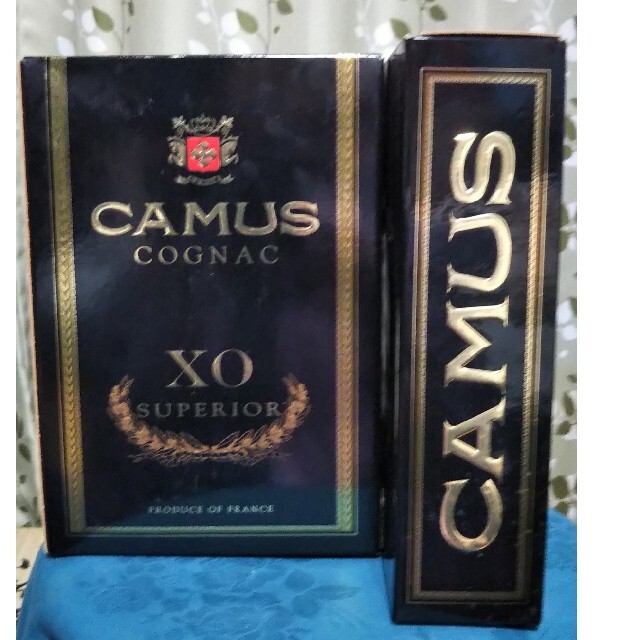 希少レア、CAMUS'XO′SUPERIOR コニャックブランデー、専用箱2本入