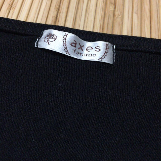 axes femme(アクシーズファム)のaxes 袖フリルトップス レディースのトップス(カットソー(半袖/袖なし))の商品写真