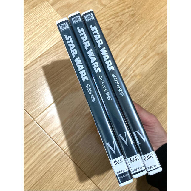 【みずき様専用★中古DVD】STARWARS  3本セット エンタメ/ホビーのDVD/ブルーレイ(外国映画)の商品写真