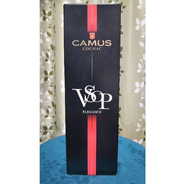 希少レア、CAMUS'VSOP コニャックブランデー、瓶ボトル、専用化粧箱入り