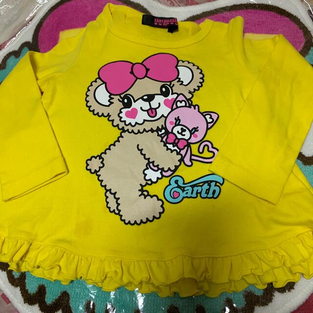 EARTHMAGIC(アースマジック)のアースマジック チュニック キッズ/ベビー/マタニティのキッズ服女の子用(90cm~)(Tシャツ/カットソー)の商品写真