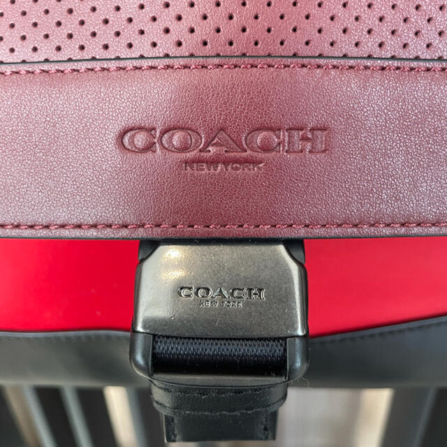 COACH(コーチ)の COACH レザー×ナイロンメッセンジャーバッグ メンズのバッグ(メッセンジャーバッグ)の商品写真