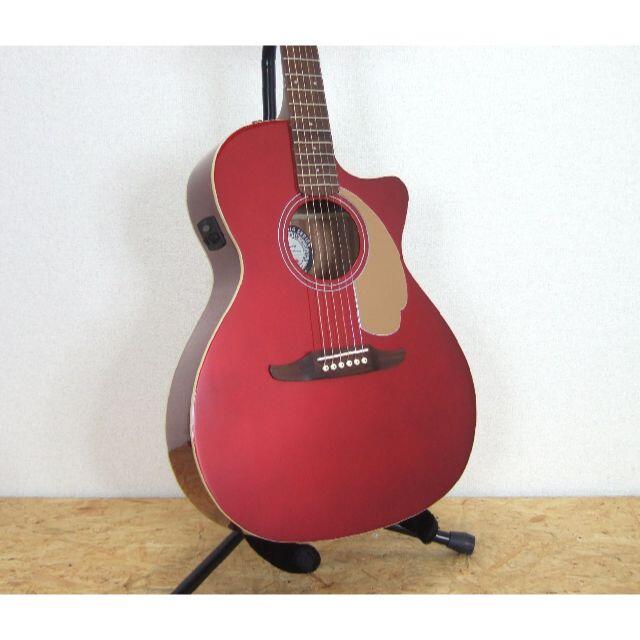 Fender(フェンダー)のFender Newporter Player Candy Apple Red 楽器のギター(アコースティックギター)の商品写真