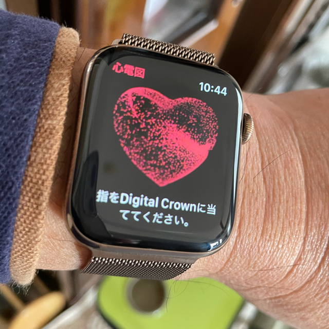 新品未使用 米国版 Apple Watch S4 44 ステンレス ECG機能付