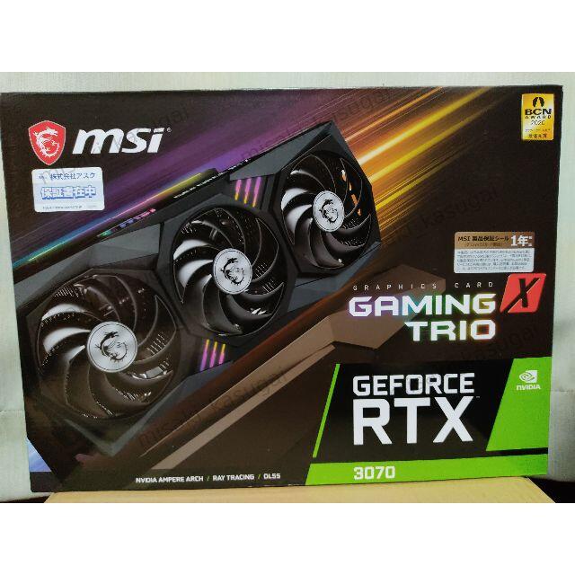 8GBGDDR6出力MSI RTX 3070 GAMING X TRIO