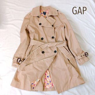 ギャップ(GAP)のトレンチコート ベージュ　ギャップ　ホワイトステッチ(トレンチコート)