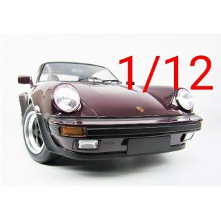 ミニチャンプス　ポルシェ　911（930）1977　ターボ　パープル　1/12(ミニカー)