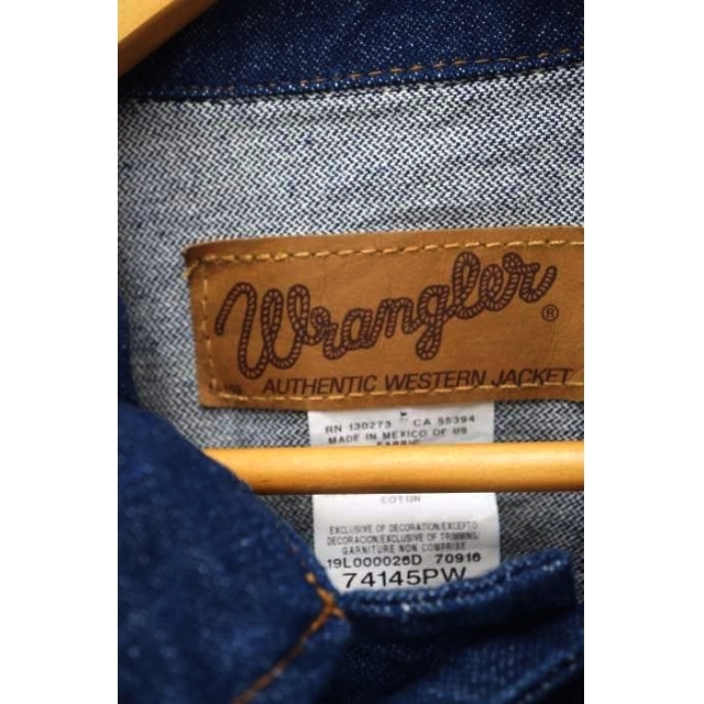 Wrangler(ラングラー)のWrangler（ラングラー） ブロークンデニムトラッカージャケット メンズ メンズのジャケット/アウター(Gジャン/デニムジャケット)の商品写真