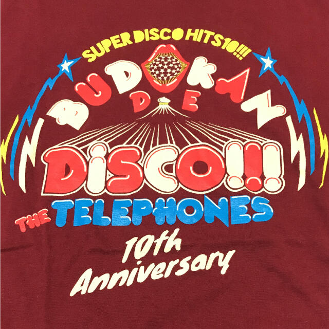 【the telephones】テレフォンズ 10周年記念 Tシャツ Mサイズ エンタメ/ホビーのタレントグッズ(ミュージシャン)の商品写真