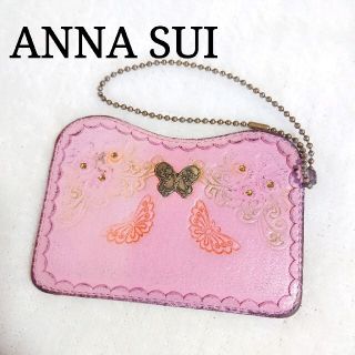 アナスイ(ANNA SUI)のアナスイANNA SUI レザーパスケース 定期入れ 名仕入れ カード入れ(名刺入れ/定期入れ)