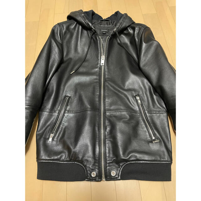 DIESEL レザーパーカー