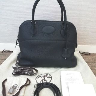 エルメス(Hermes)の美品♡エルメス ボリード31 ブルーインディゴ L刻印(ショルダーバッグ)