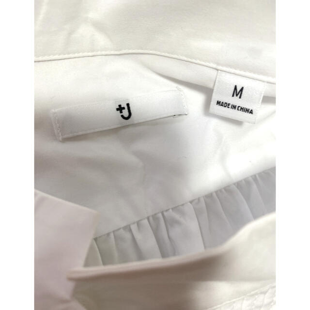 UNIQLO(ユニクロ)のUNIQLO +J ユニクロ プラスジェイ　スピーマコットンタックシャツ　M レディースのトップス(シャツ/ブラウス(長袖/七分))の商品写真