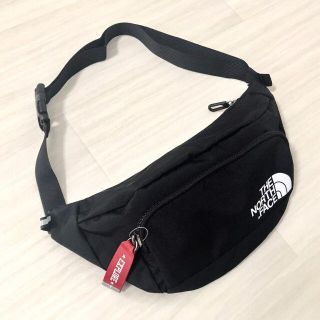 ザノースフェイス(THE NORTH FACE)の海外☆ノースフェイス　ボディバッグ　ウエストポーチ　ブラック(ボディバッグ/ウエストポーチ)