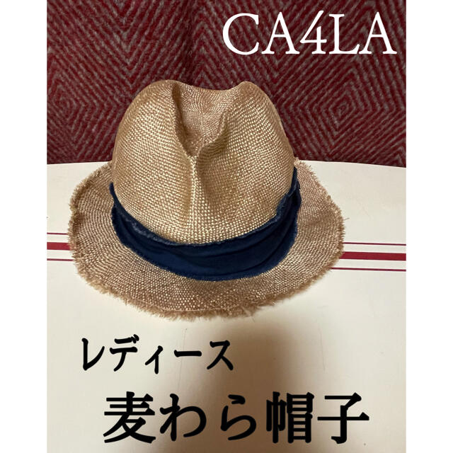CA4LA/カシラ ストローハット(麦わら帽子) レディースM