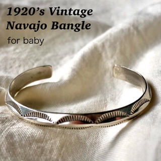 ダブルアールエル(RRL)の1920s キッズ vintage ナバホ トライアングルバングル ブレスレット(ブレスレット/バングル)