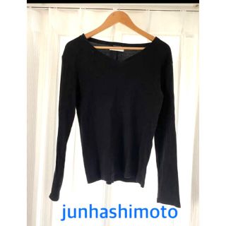ジュンハシモト(junhashimoto)のjunhashimoto 黒　ロンT(Tシャツ/カットソー(七分/長袖))