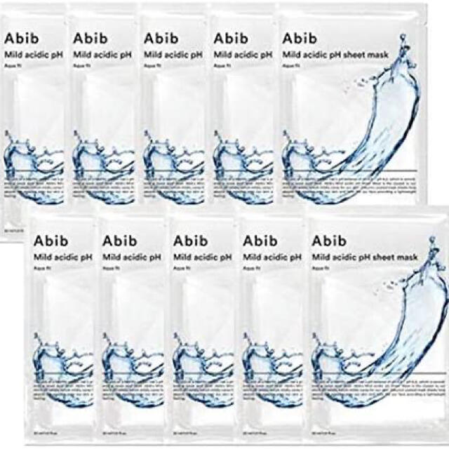 CNP(チャアンドパク)のabib アクアフィットマスク10枚 コスメ/美容のスキンケア/基礎化粧品(パック/フェイスマスク)の商品写真