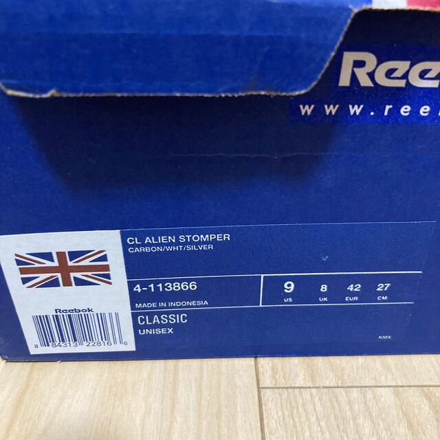 Reebok(リーボック)の【Reebok】CL ALIEN SPOMPER 27cm新品　ホワイト×グレー メンズの靴/シューズ(スニーカー)の商品写真