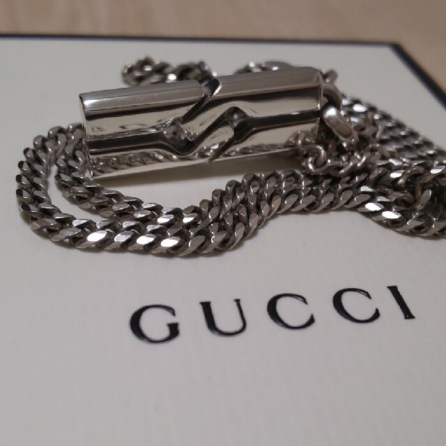 Gucci(グッチ)の美品 GUCCI  ノット インフィニティ ネックレス メンズのアクセサリー(ネックレス)の商品写真