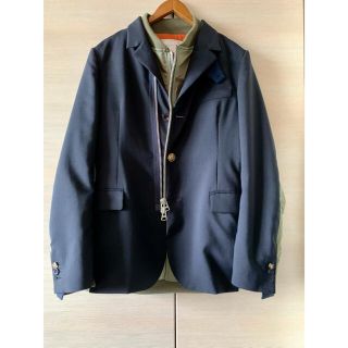 サカイ(sacai)の21SS sacai MEN Suiting x MA-1 Jacket(テーラードジャケット)