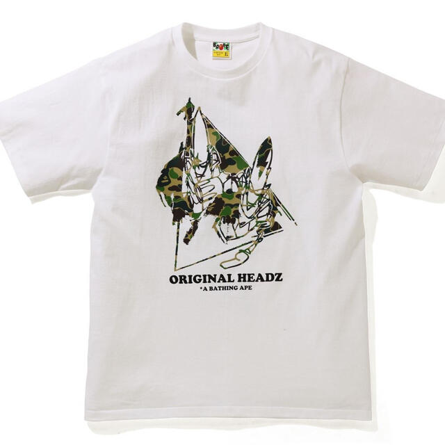 A BATHING APE UNKLE POINTMAN LOGO TEE