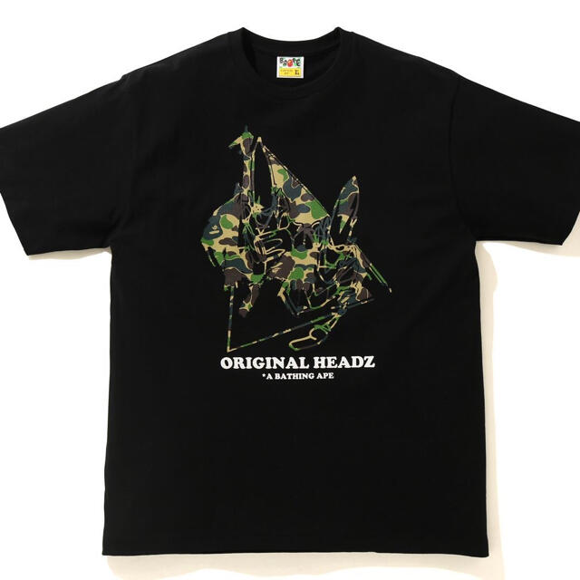 A BATHING APE UNKLE POINTMAN LOGO TEE