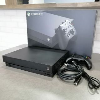 マイクロソフト(Microsoft)の【MOTEL様専用】xbox one x本体  フルセット 完動品(家庭用ゲーム機本体)