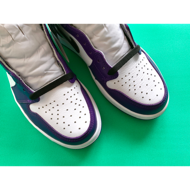 NIKE(ナイキ)のAIR JORDAN 1 RETRO HIGH OG COURT PURPLE メンズの靴/シューズ(スニーカー)の商品写真