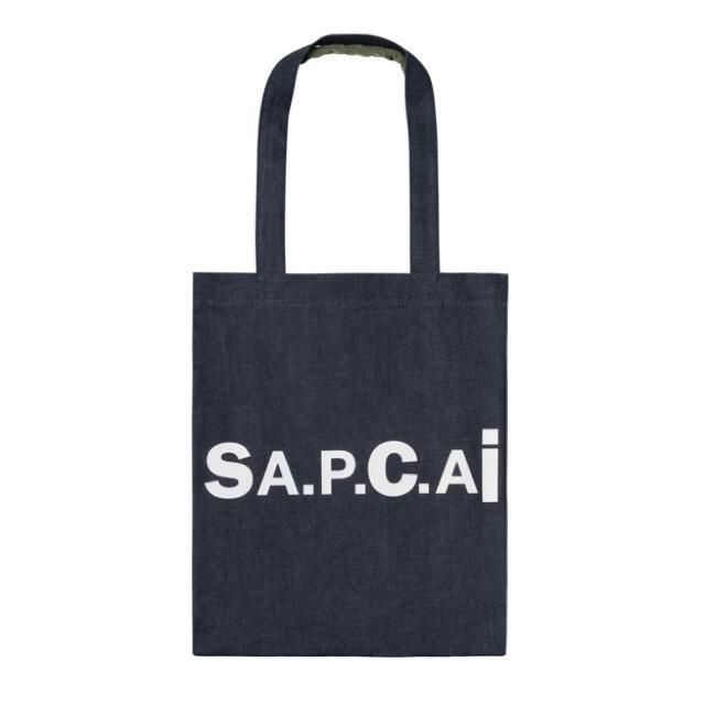 sacai x A.P.C トートバック　完売品 INDIGO x KHAKI