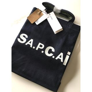 sacai x A.P.C トートバック　完売品 INDIGO x KHAKI