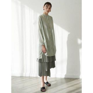 ステュディオス(STUDIOUS)の専用★CLANE完売TINT EBLU SHIRT★ミントグリーン★新品未使用(シャツ/ブラウス(長袖/七分))